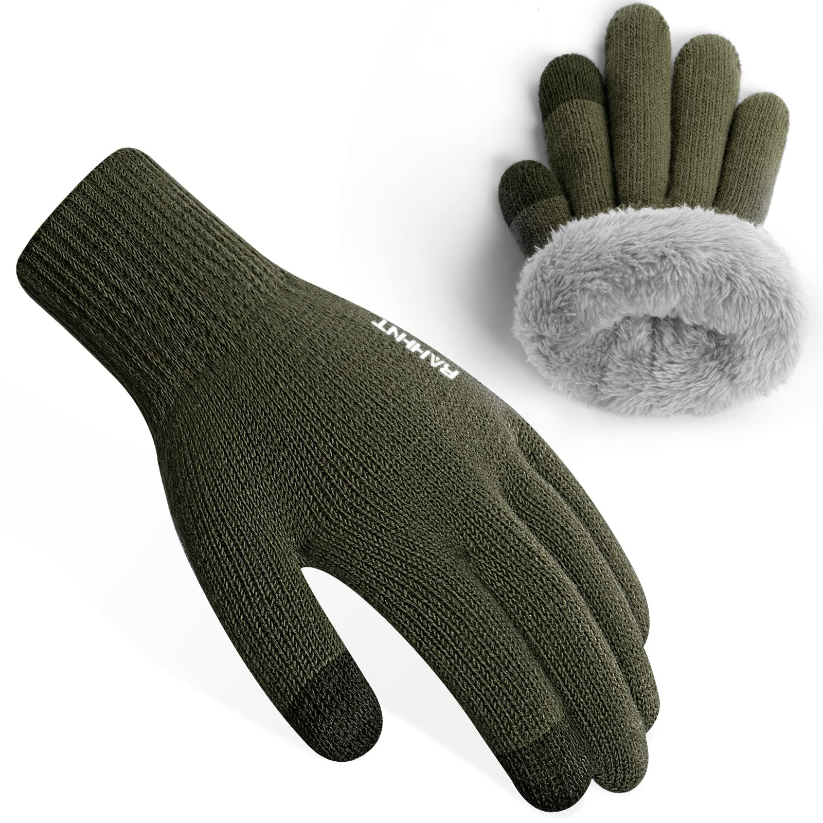 Rahhint Thermal Wool Knit Gloves