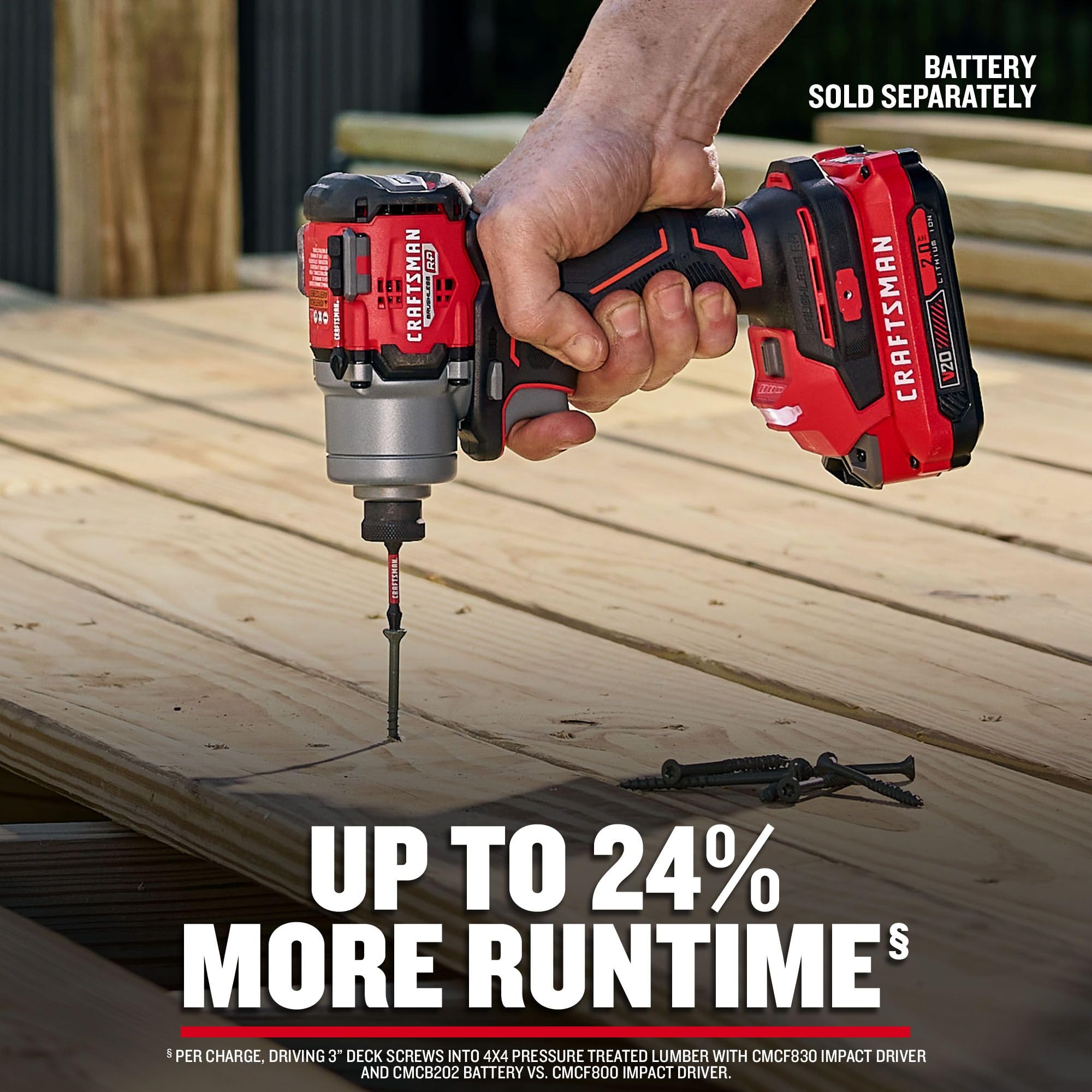 CRAFTSMAN V20 Brushless Impact Driver - Cordless Power -9