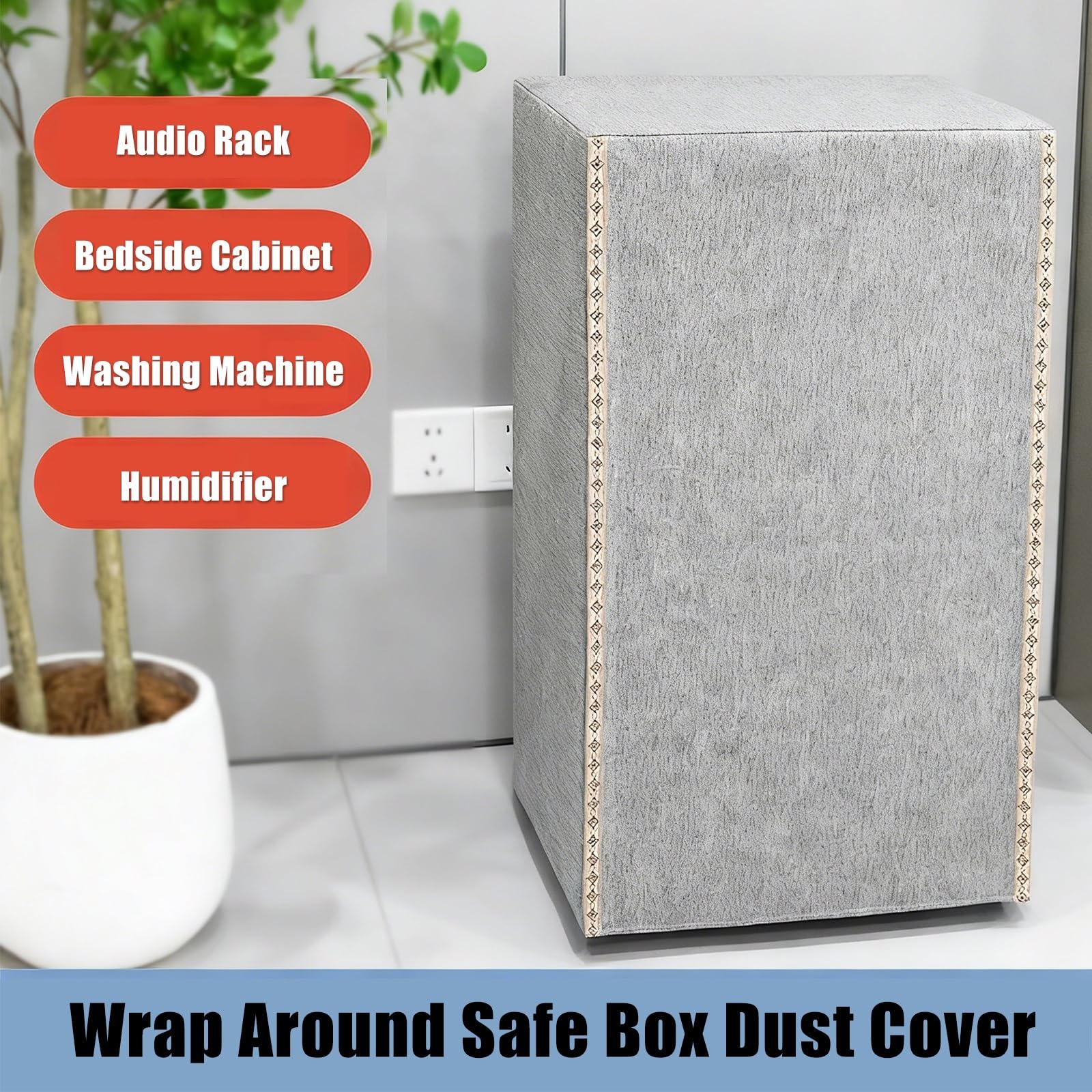 Funda protectora a prueba de polvo para cajas fuertes y equipos, diseño de disfraz resistente para uso doméstico y comercial