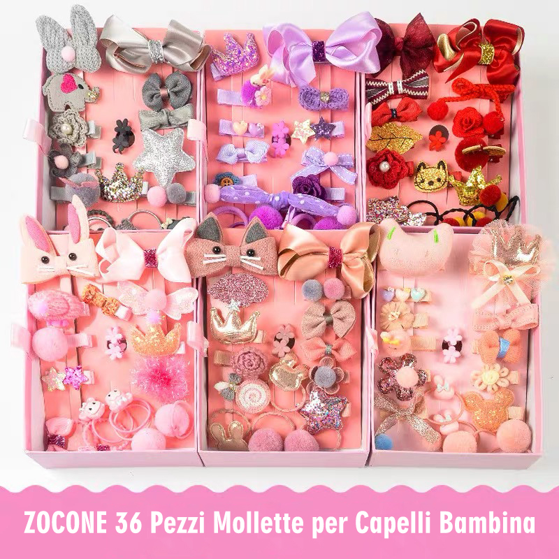 50 Fermagli Capelli Neonata - Color Pastello Con Fiocchi - Foto 1