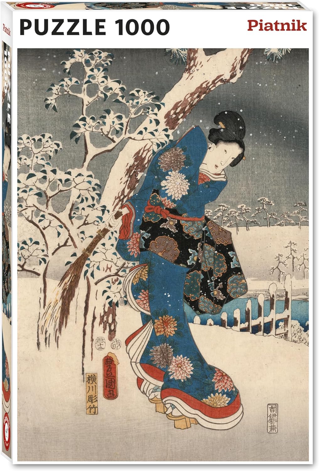 Piatnik Hiroshige Tale of Genji 1000-Piece Jigsaw Puzzle Size 68 x 48 cm
