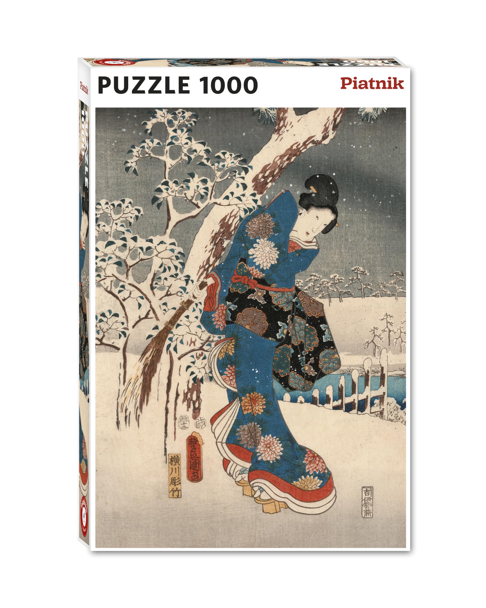 Piatnik 559945 Hiroshige-Tale of Genji Puzzle de 1000 pièces 68 x 48 cm Multicolore