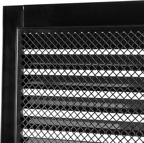 Miniatura 16 de Rejilla de ventilación redonda de aleación de aluminio de 10 pulgadas con malla metálica (conducto de Ø10 pulgadas/rejilla de Ø11 pulgadas) HVAC