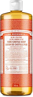 Dr. Bronner's - Pure-Castile Liquid Soap (Tea Tree, 32 ounce) - Made with Organic Oils, 18-in-1 Uses: Acne-Prone Skin, Dan...
