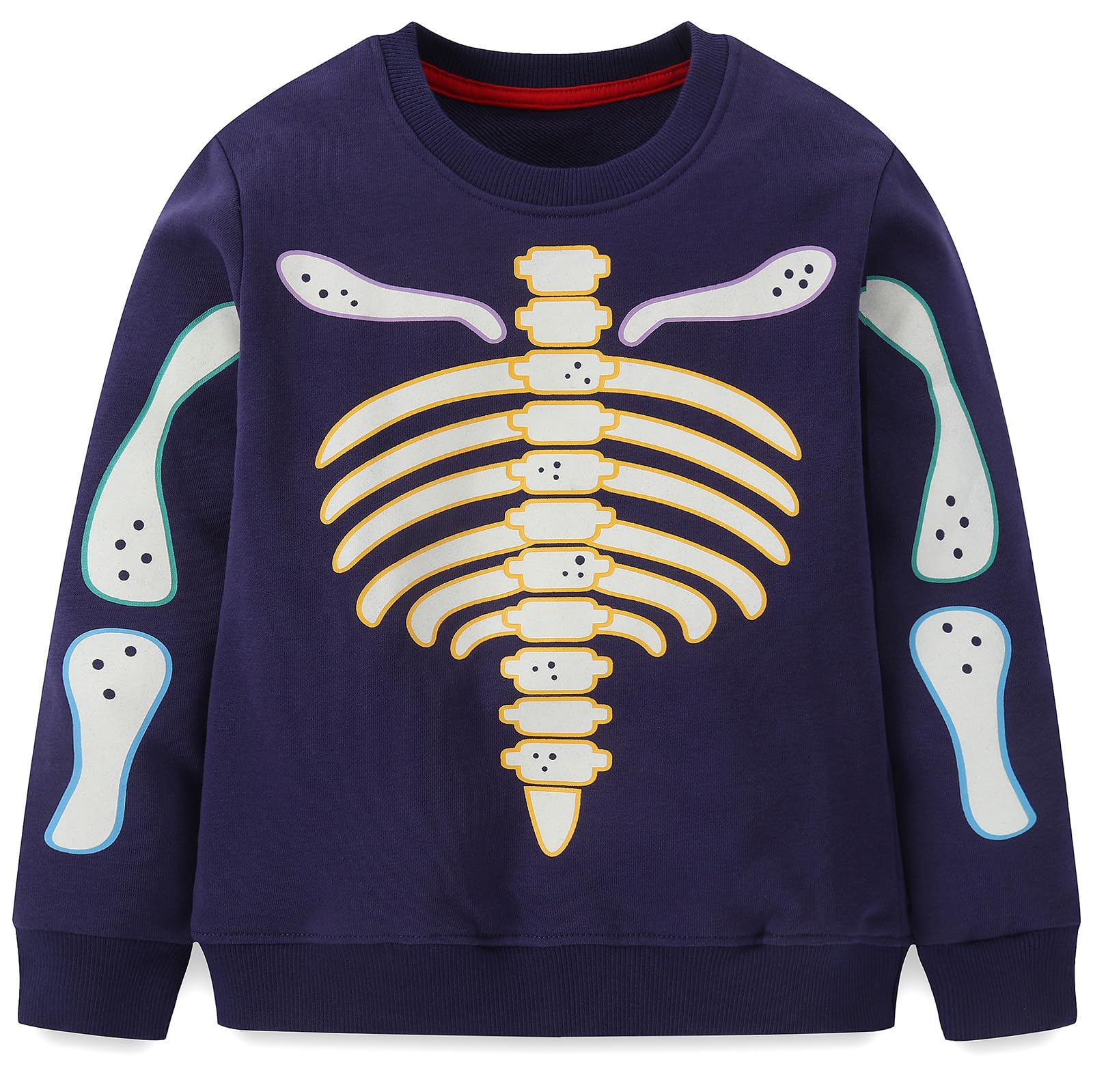 Hongshilian Unisex Kids Cute Cartoon Cotton Sweater Shirt