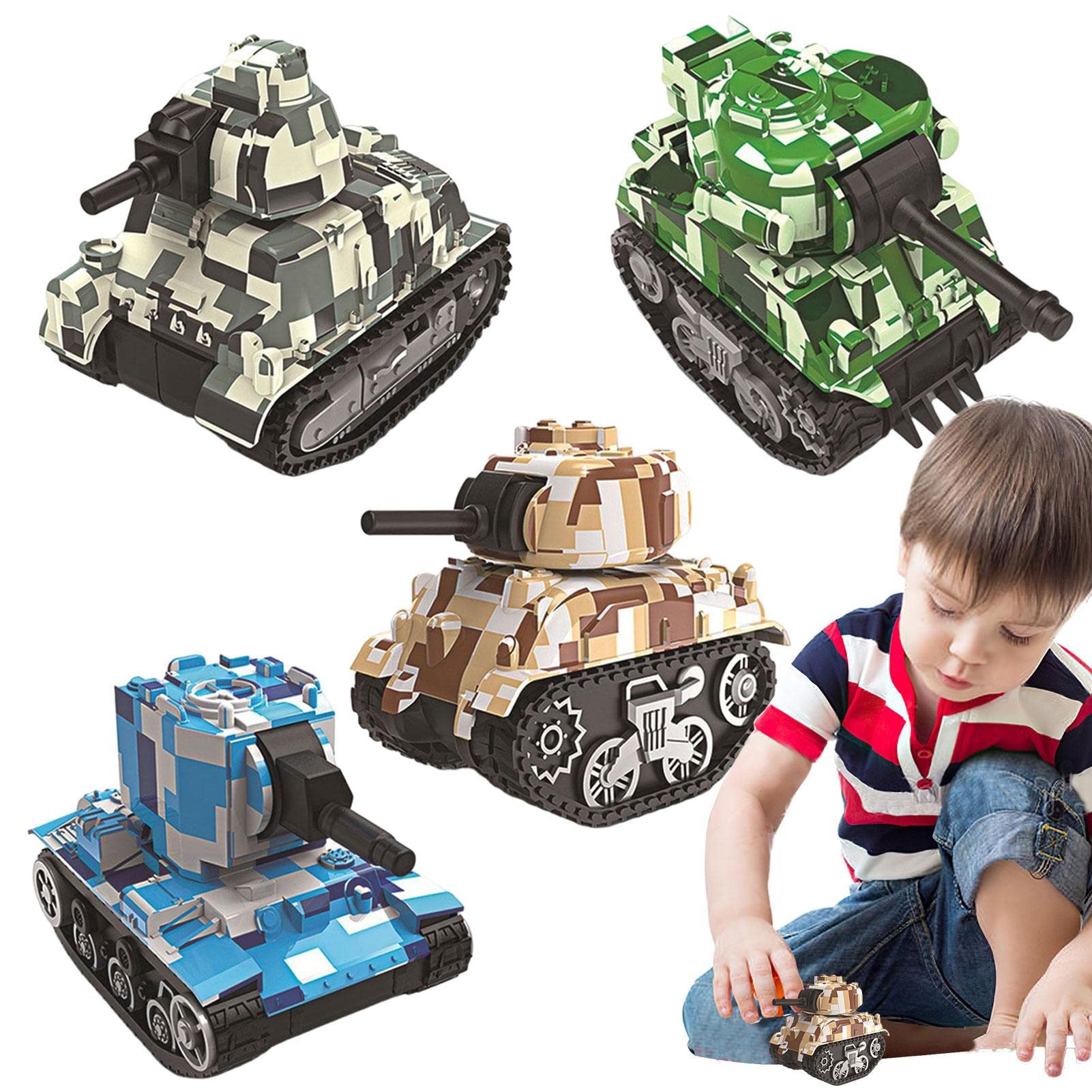 Amazon.co.jp: おもちゃの戦車 - ミニ プルバック タンク合金陸軍