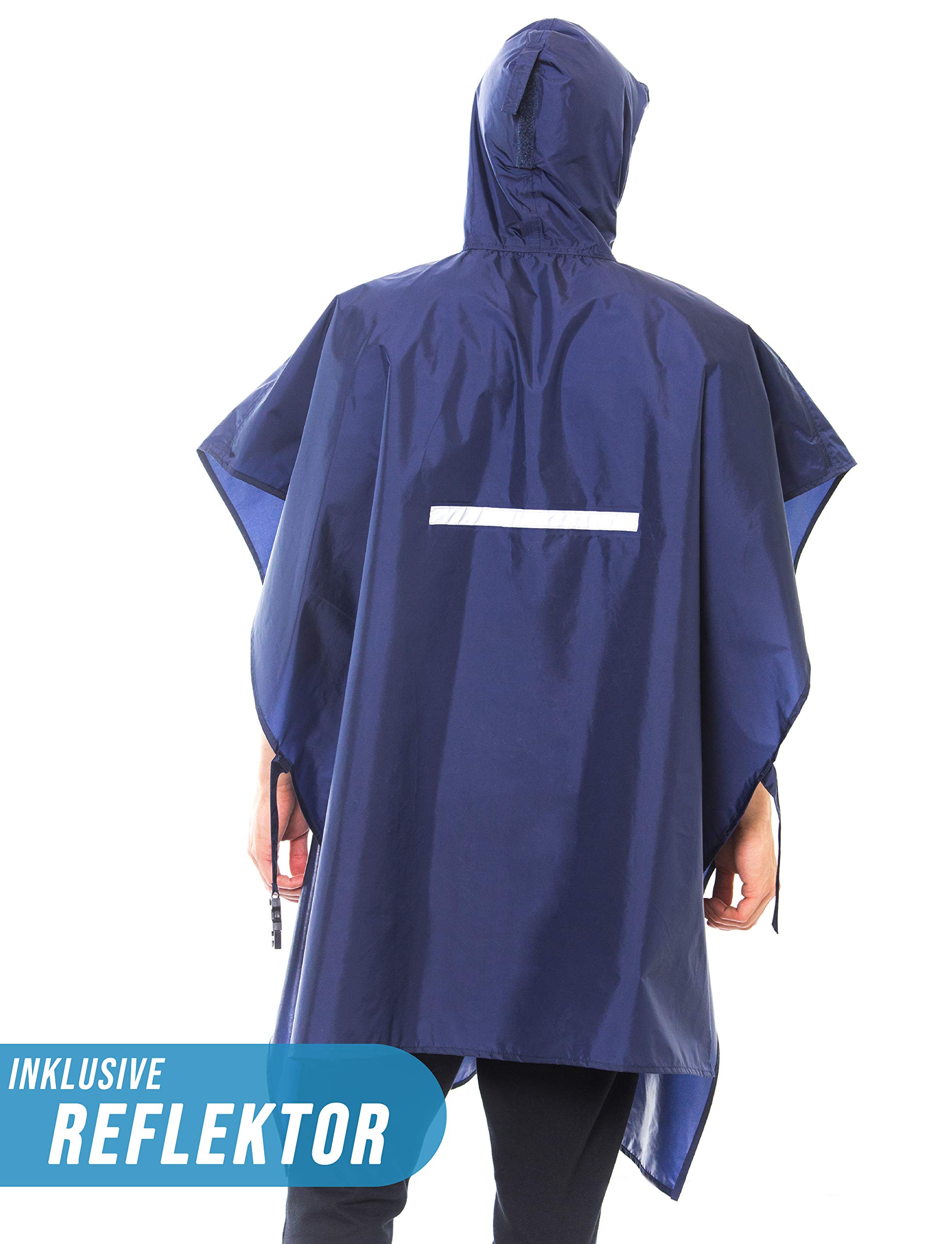 Hock Premium Mujer Hombre Lluvia Poncho Rain de Care, Resistente al Agua, Ideal para Senderismo – Outdoor – Bicicleta, 30% Reduce, DA pequeño óptico Ausencia de *