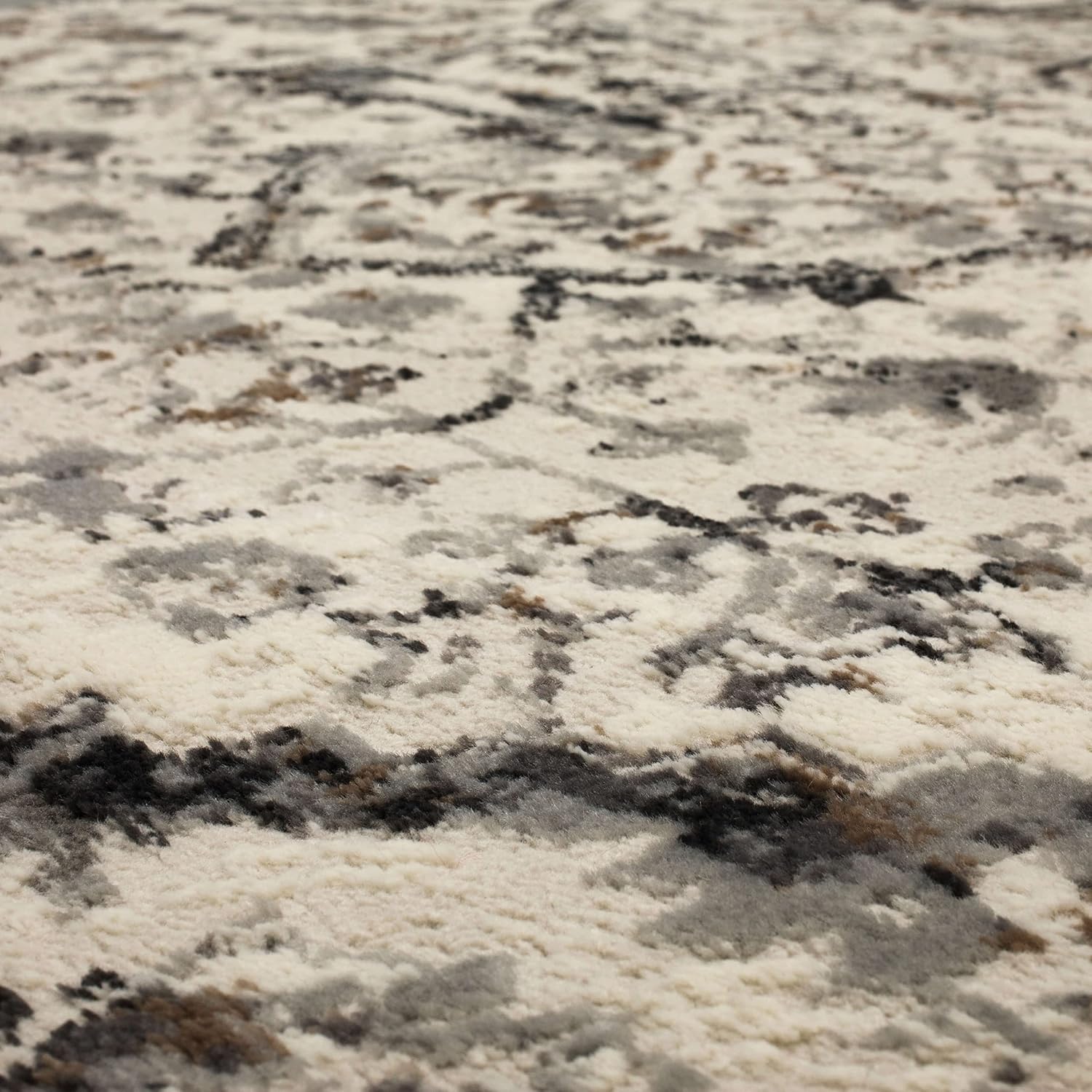 Mohawk Home Invati Traditional Floral Ornamental Cream 7' 10" x 10' Area Rug Perfect for Living Room, Dining Room, Office