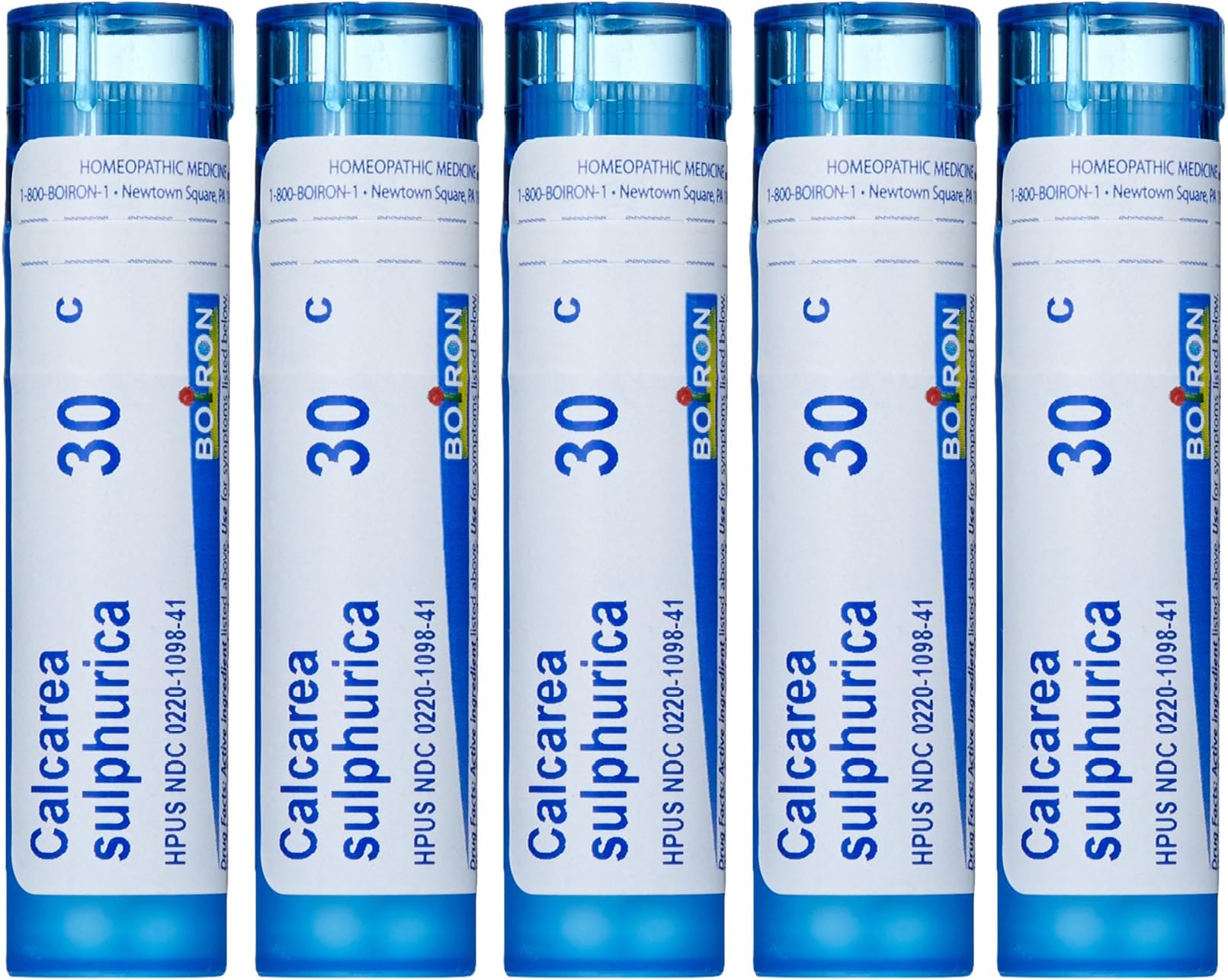 Boiron Calcarea Sulphurica 30C (Pack of 5), Homeopathic Medicine for Acne