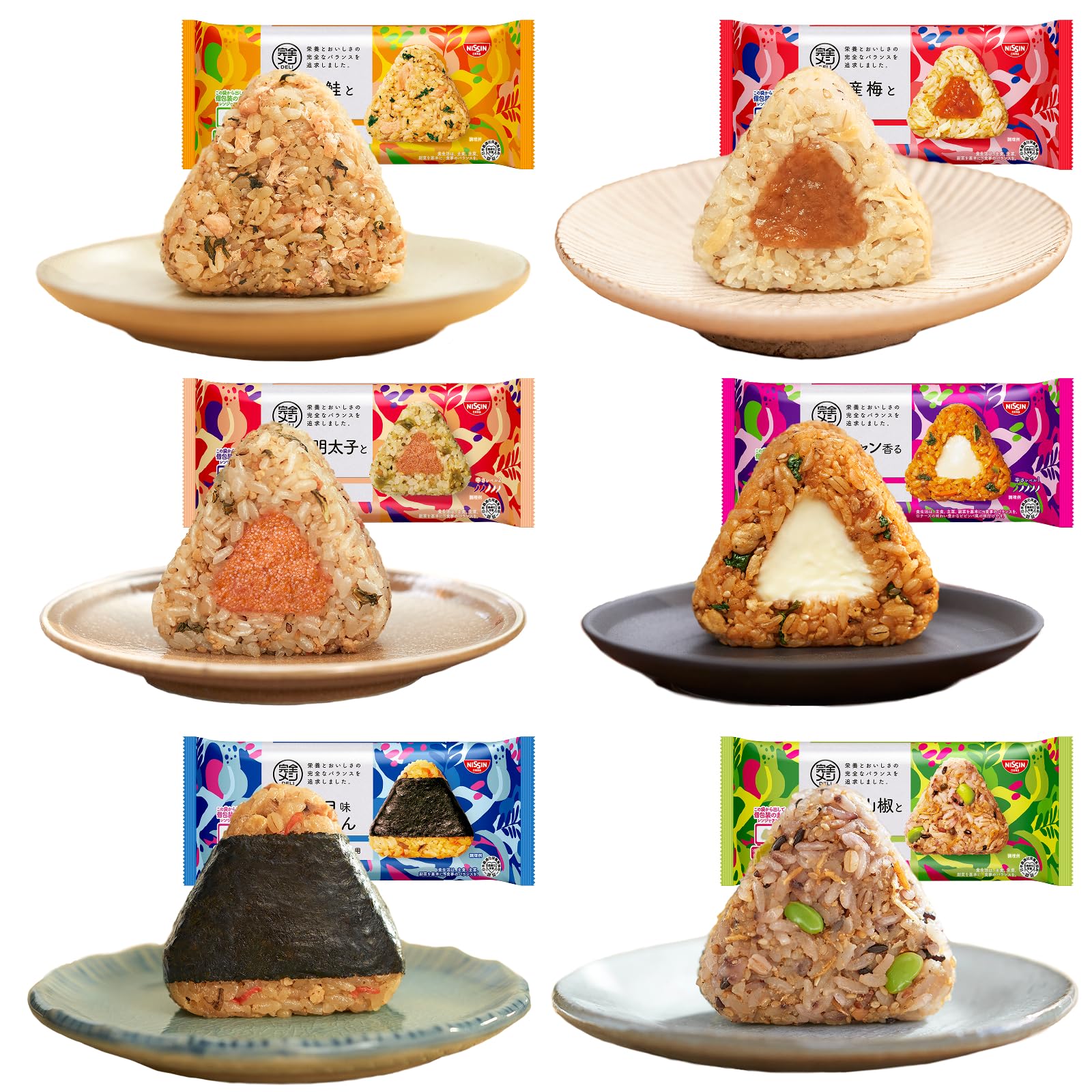 Amazon | 冷凍 完全メシ DELI 日清食品 おにぎり 冷凍おにぎり 6種お