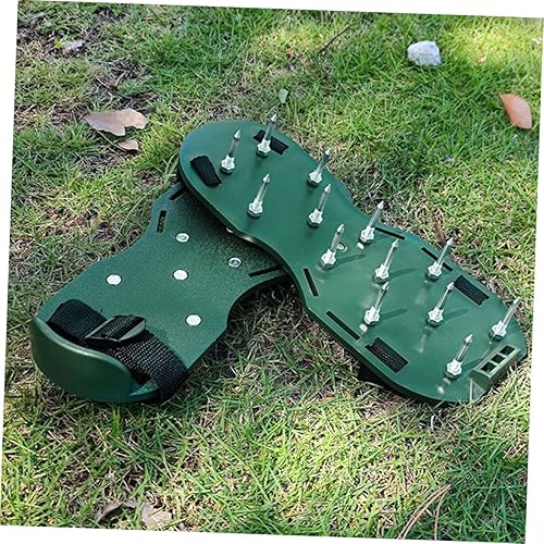 Miniatura 3 de 20 Uds. Picos de metal para el cuidado del césped, equipo para el cuidado del césped, zapatos aireadores de césped para uñas, zapatos aireadores de