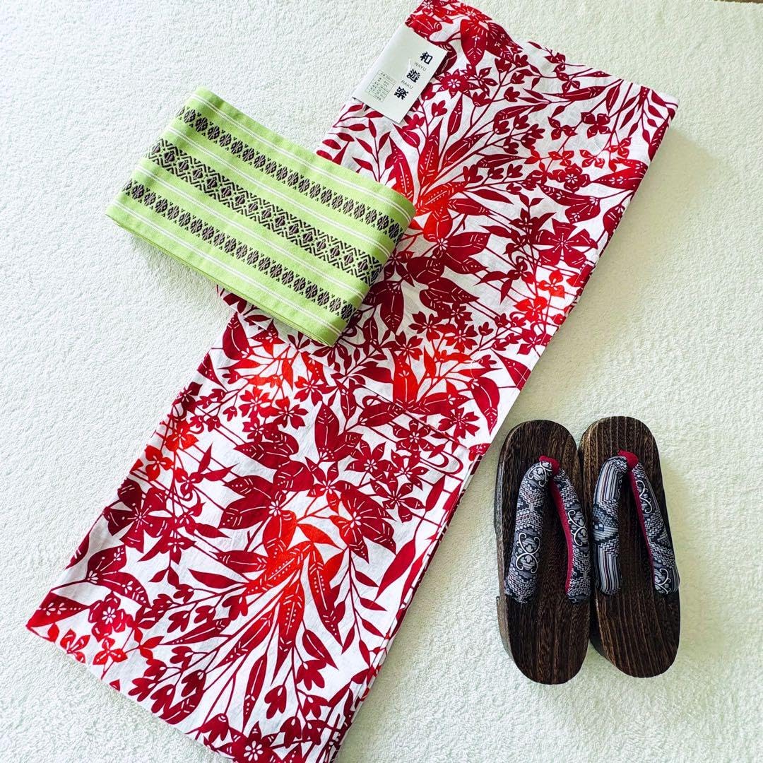 七五三　着物セット　7歳　アンティーク　だらり帯　ぽっくり　舞妓スタイル 七五三 着物セット 7歳 アンティーク だらり帯 ぽっくり 舞妓スタイル