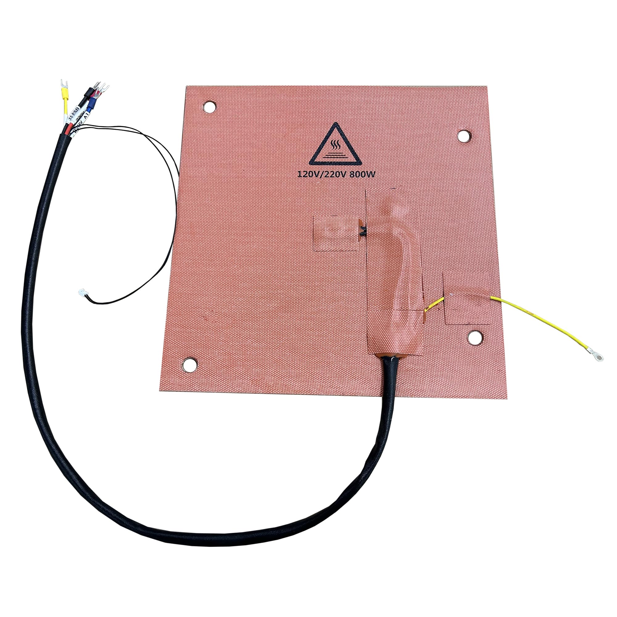 Hochtemperatur K1 MAX 220V 800W Flexible Silikon-Bettheizmatte, Hotbed, kompatibel mit Creality K1 Max 3D-Drucker, beheiztes Bett, Bauplatte, Zubehör