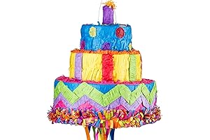 10115929 Game Accessory Pull Pinata Birthday Cake, Blue
