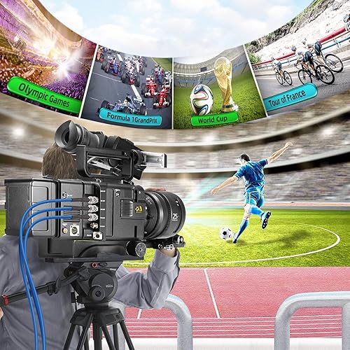 Miniatura 8 de Superbat Cable SDI de 50 pies BNC de 75 ohmios Belden 1694A 3G6G12G Cable de cámara SDI, compatible con 3G-SDI6G-SDI4K6K Video Recorder Monitor