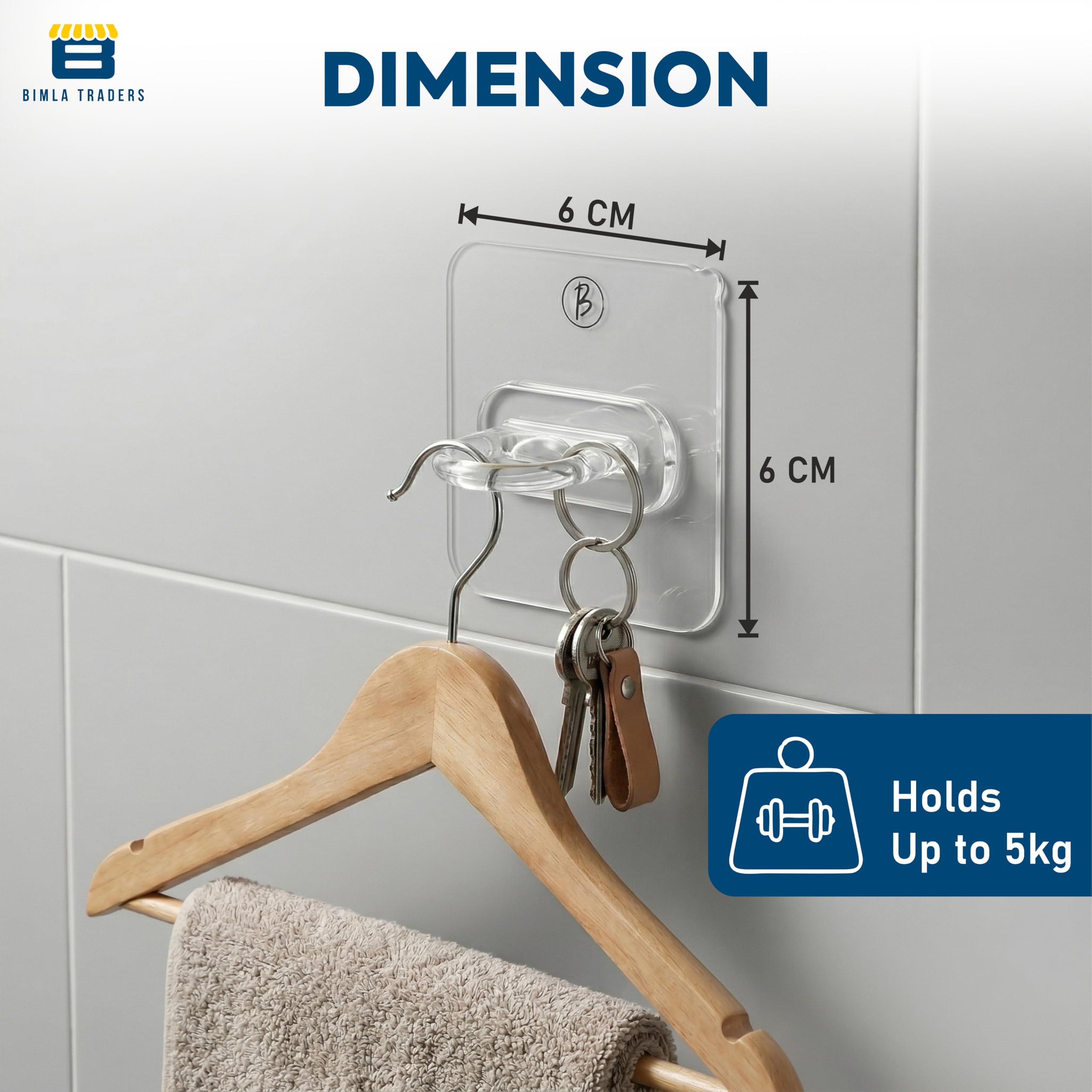 Btag Wall Hooks - Damage-Free Hanging -6