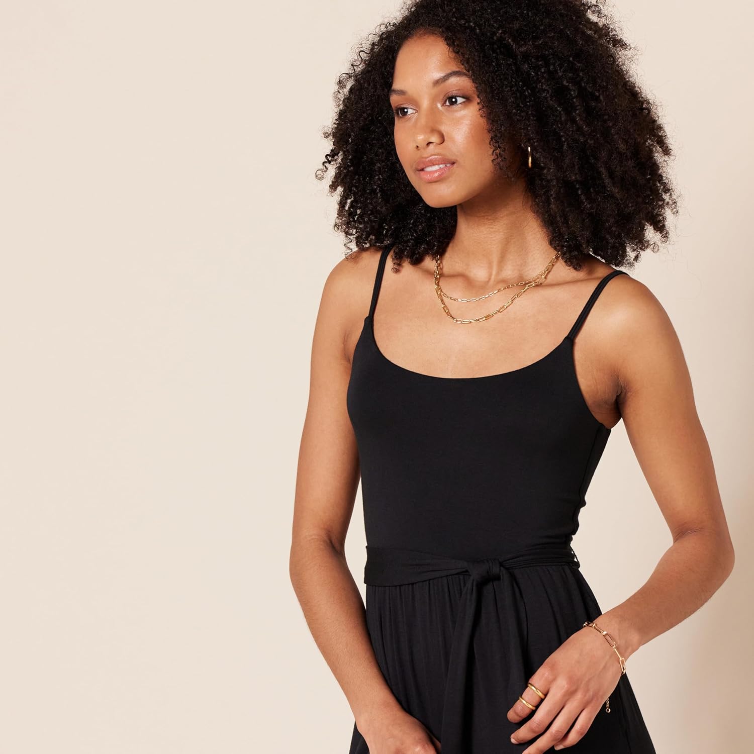 Amazon Essentials Women's Jersey Cami Cropped Wide Leg Jumpsuit - Image 3