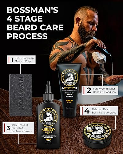 Vista 72 de Bossman Jelly - Aceite para barba
