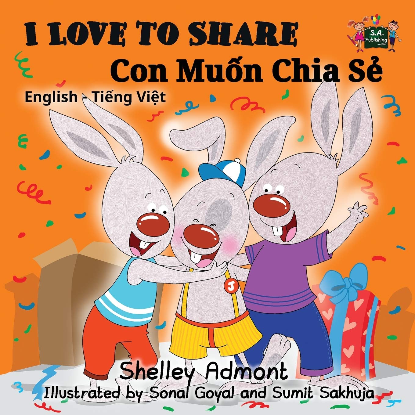 I Love to Share (bilingual vietnamese children's books, vietnamese baby book): vietnamese kids book: English Vietnamese Bilingual Edition