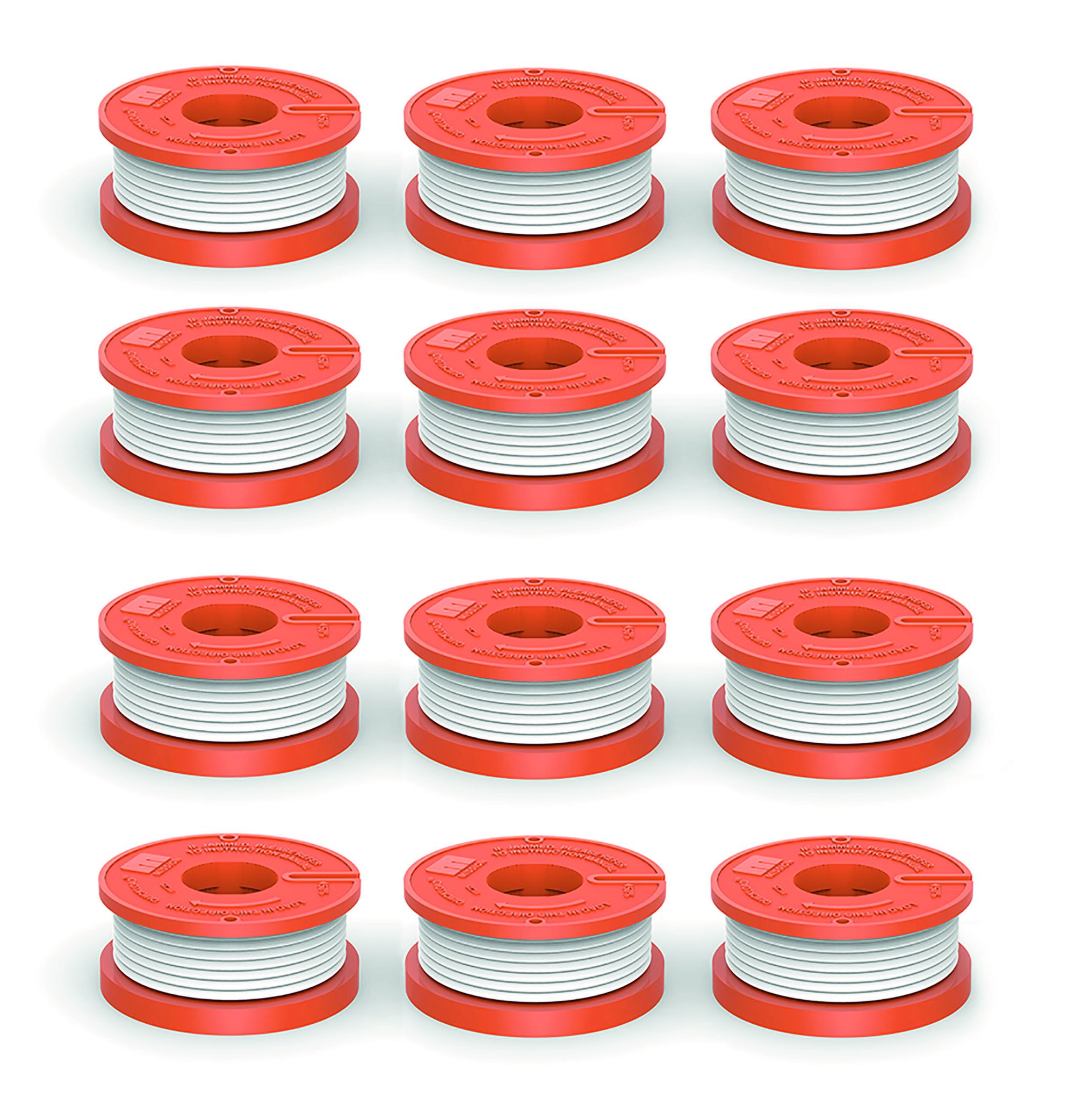 Quickload 0.065" Replacement Autofeed Spool for WORX String Trimmers (Compatible with WA0010), 12-Pack