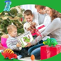 Vista 7 de Masa de dinosaurio para niños, juego de herramientas de juego para niños pequeños, juego de creaciones de cocina y juego de juguetes de bricolaje