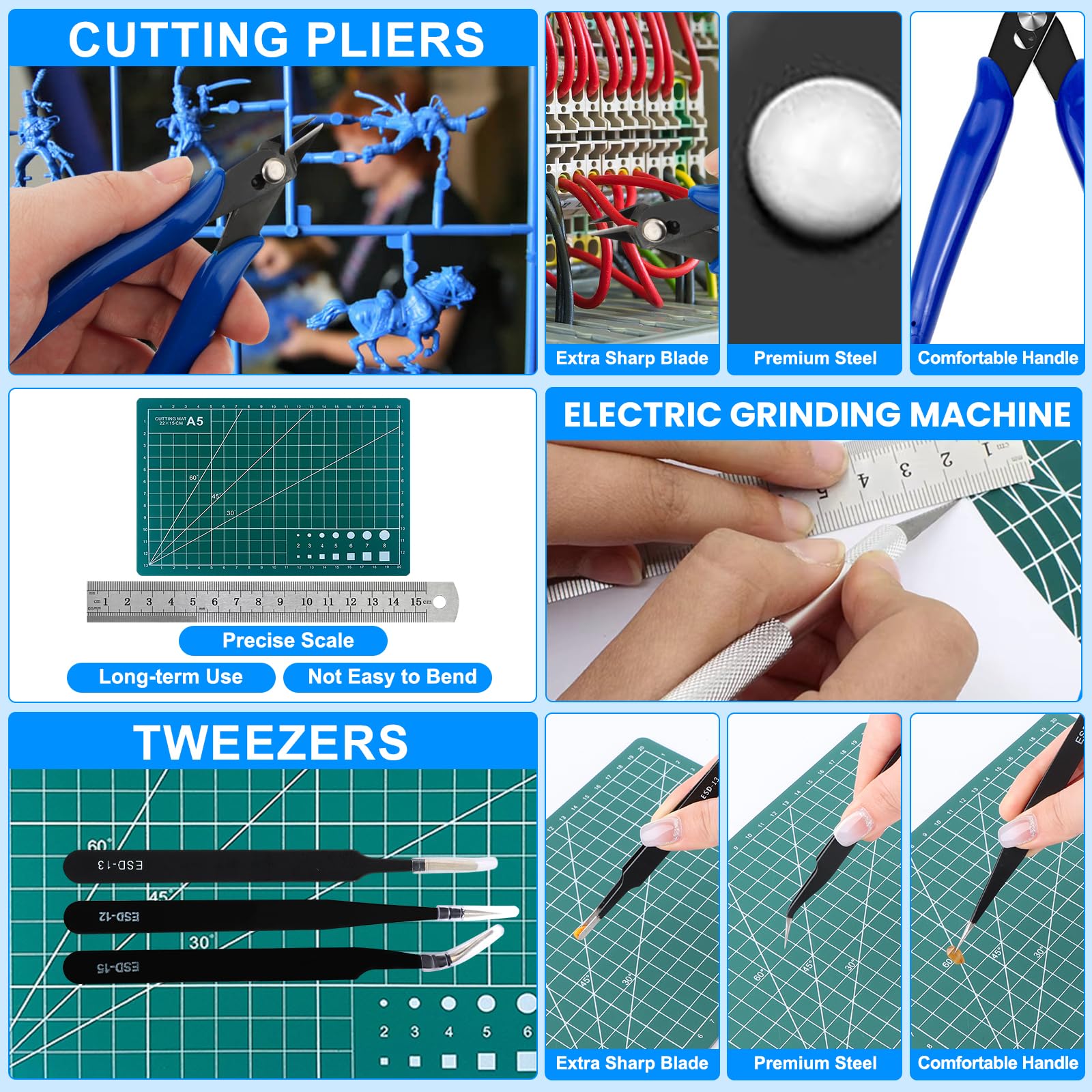 Gundam Tool Kit - 85 Pcs Model Repair Kit -6