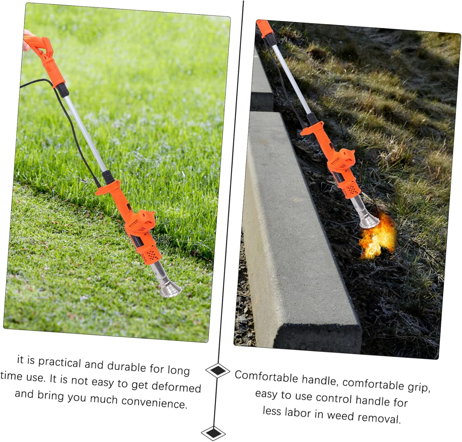 Electric Hot Air Blower Thermal Weeder for Driveway and Garden Electric Root Remover with US Plug Friendly Garden Tool for Bbq Igniter and Outdoor Use