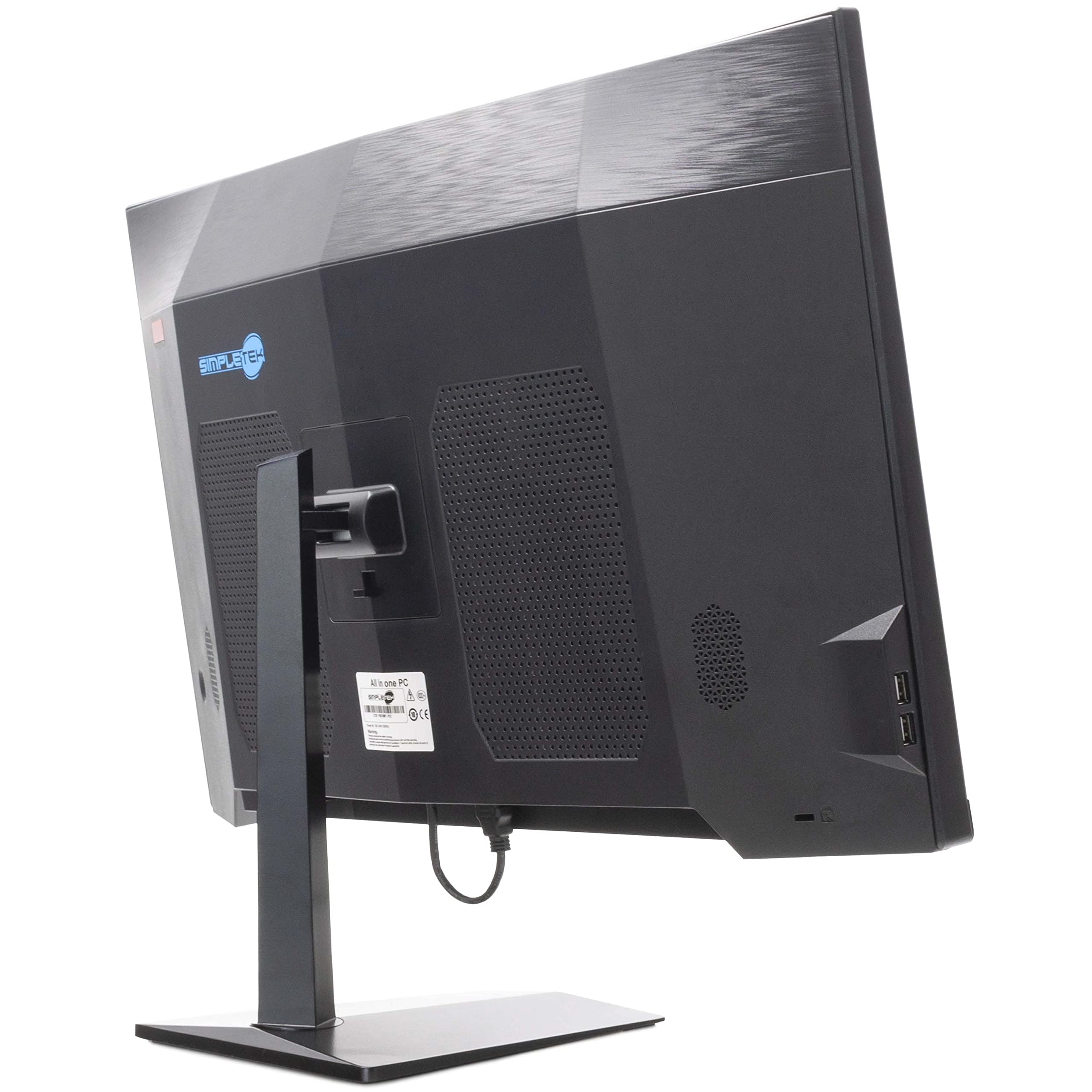 SIMPLETEK - PC All in One 24" FHD 60Hz Core i7 Windows 10 | Tarjeta gráfica dedicada RX550 4GB | 16GB RAM SSD 960GB | Trabajo, Gaming
