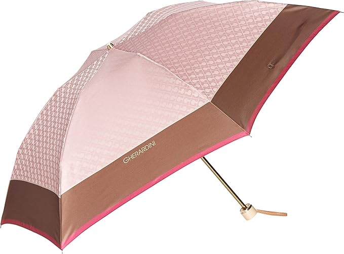 Amazon ゲラルディーニ Aurora オーロラ 1gd 01gロゴジャカード先染めおりたたみ傘 日本製 レディース ピンク 日本 親骨55 Free サイズ 折りたたみ傘 通販