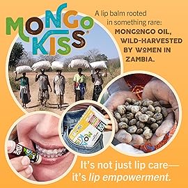 Mongo Kiss USDA Organic Lip Balm Set 8-pack (0.15 oz. each) with Mongongo Oil & Cocoa Butter to Moisturize Chapped Lips | Made in USA by Eco Lips - Peppermint
