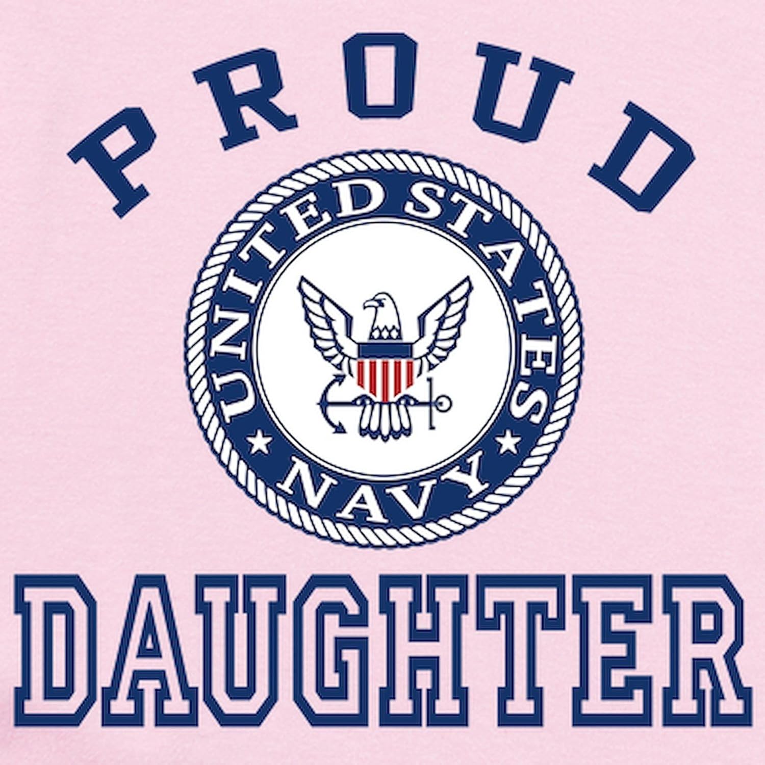 CafePress Proud US Navy Daughter Infant Bodysuit Cute Infant Bodysuit Baby Romper