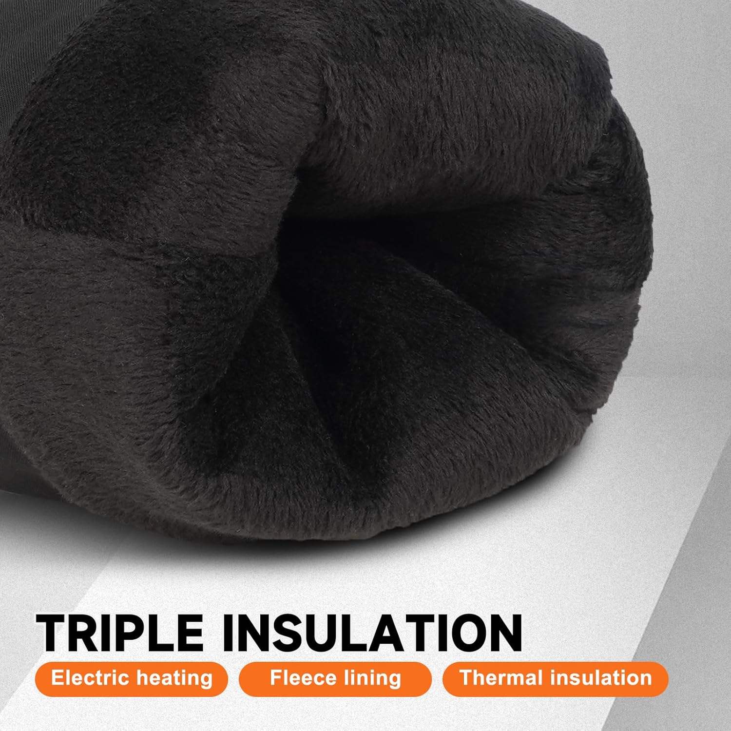 Heated Gloves, 5V 6000mAh Rechargeable Heated Gloves for Men Women, Waterproof & Upgrade Non-Slip Electric Heating Glove for Motorcycling, Hunting, Skiing, Outdoor Work - Image 5