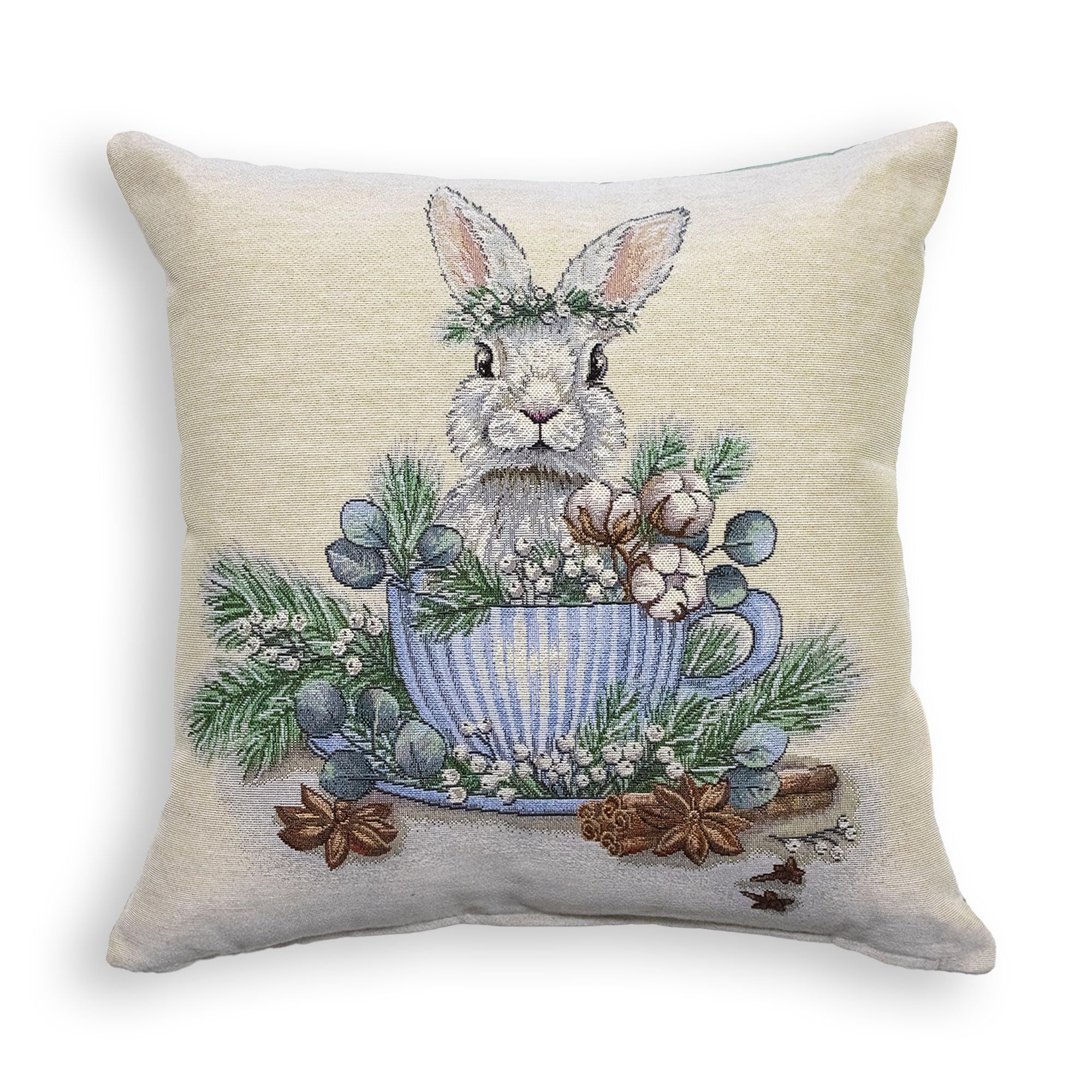 Coussin de décoration de Pâques en gobelin Nada Home : déco sans pli