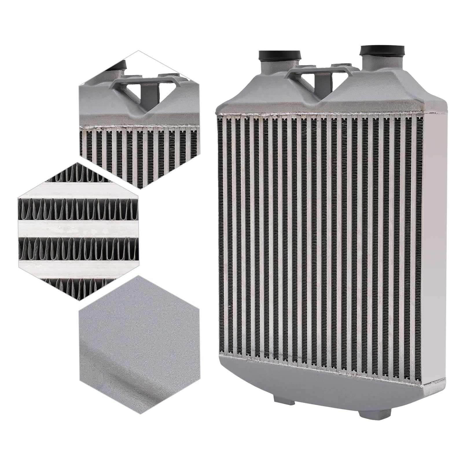 Intercooler samochodowy Uniwersalny samochodowy układ chłodzenia 60 psi Typ rury przedniej Intercooler Turbina Chłodzenie powietrzem obciążonym w celu rozproszenia ciepła