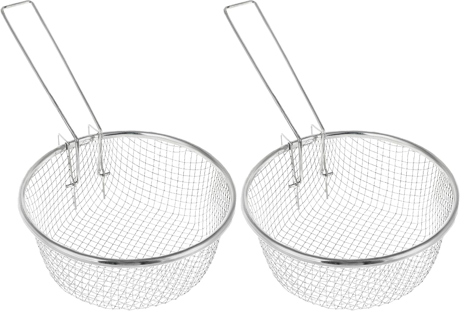 Cesta Profunda para Freidora de Acero Inoxidable Pack 2