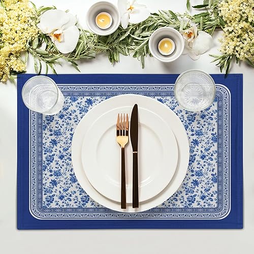 Miniatura 19 de Juego de 4 manteles individuales de arpillera con hojas de otoño, 12 x 18 pulgadas, calabazas de acuarela, Acción de Gracias, decoración de otoño