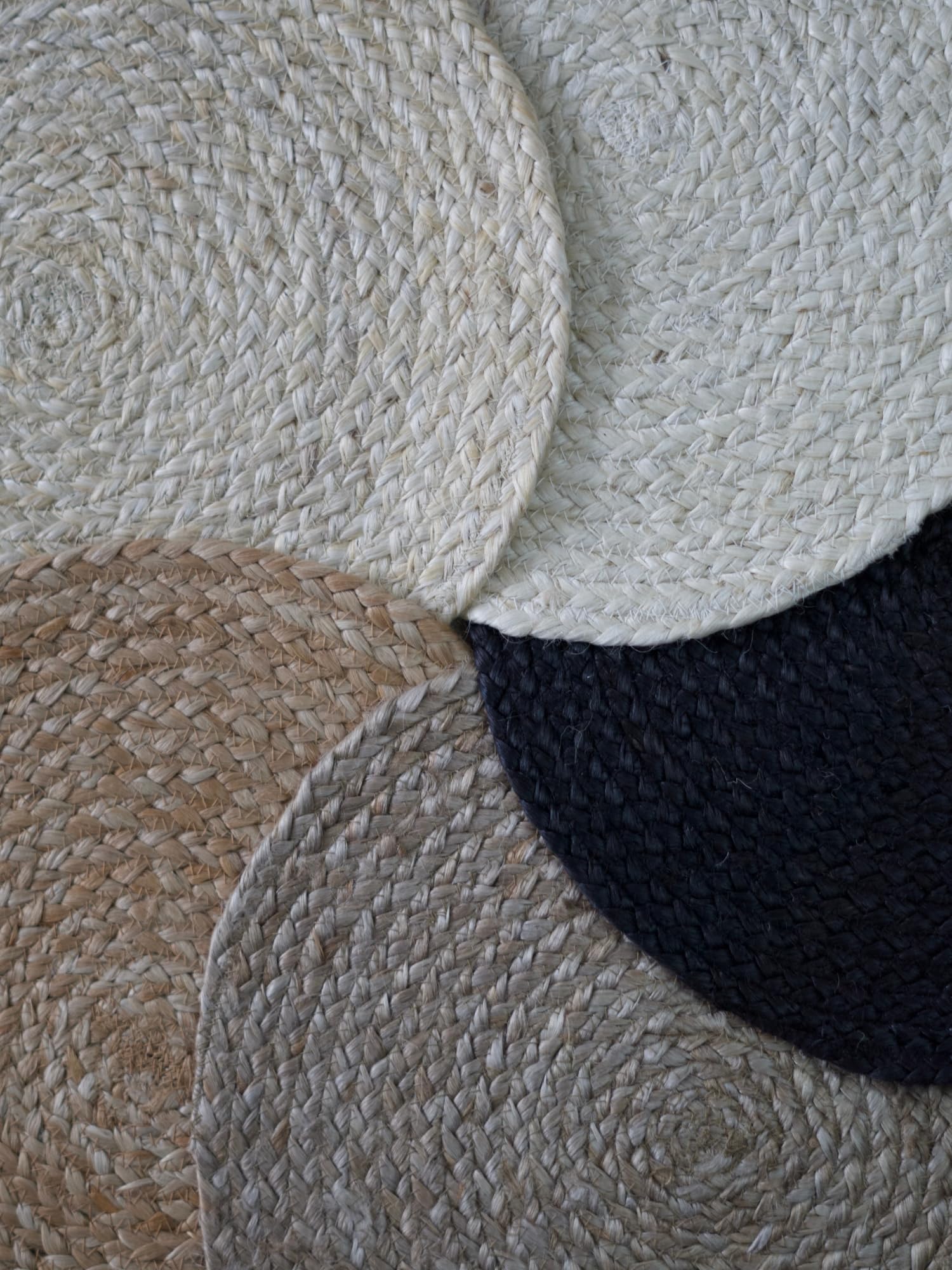 Hanse Home Jute Teppich Rangpur Rund – Natur Wohnzimmerteppich - Handgewebt & Natürlich – Boho Naturfaser Juteteppich für Wohnzimmer, Schlafzimmer, Esszimmer, Flur, Küche – Natur Braun, 200cm