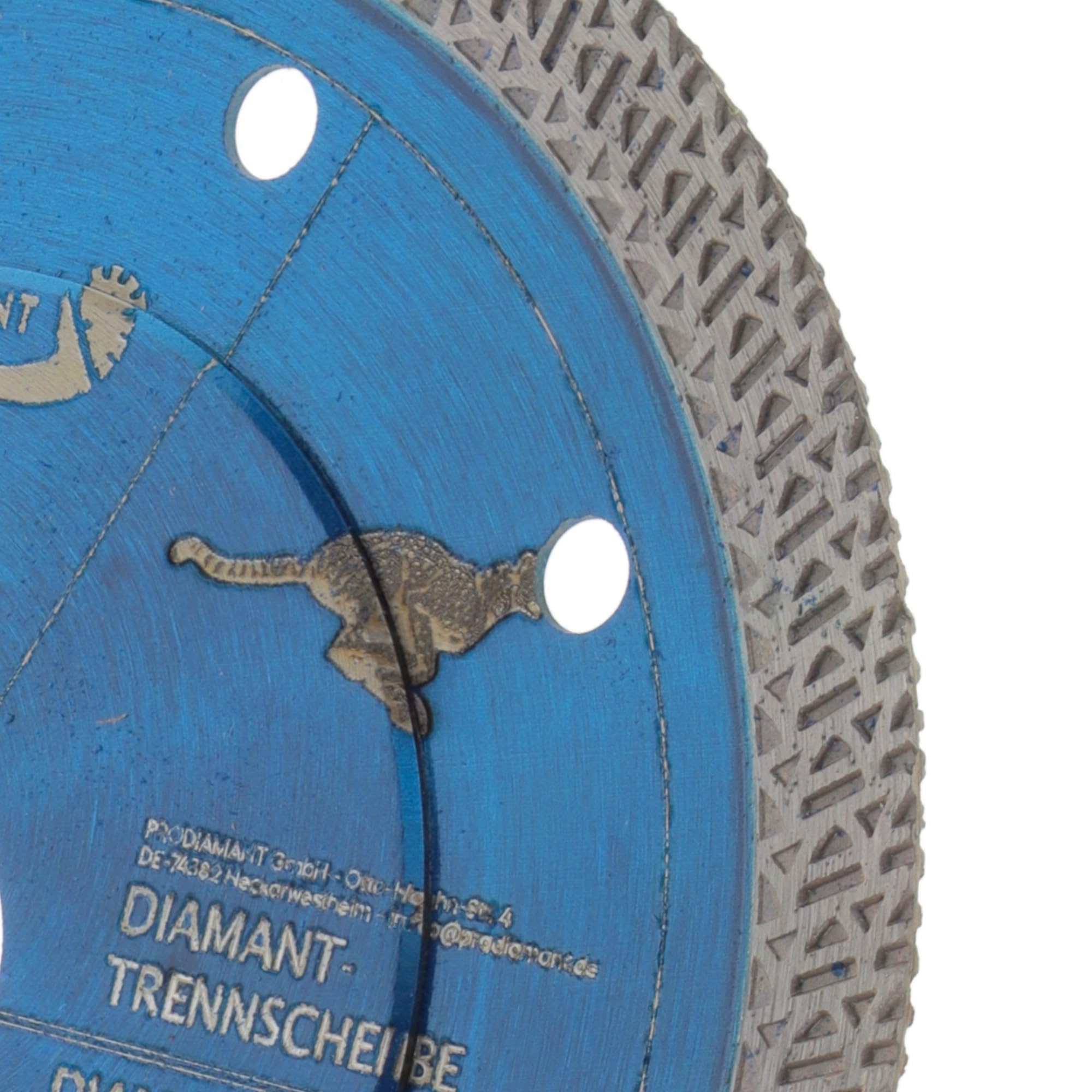 PRODIAMANT Diamentowa tarcza tnąca F50 135 mm x 20 mm do płytek i gresu | akcesoria do automatycznych przecinarek do płytek stołowych | pasuje m.in. do TCSA1200 | Turbo 1,2 mm segment
