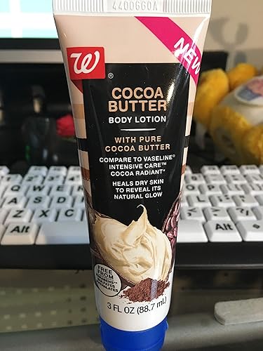 WALGREENS LOCIÓN CORPORAL DE MANTEQUILLA DE CACAO CON MANTECA DE CACAO PURA 3 FL OZ