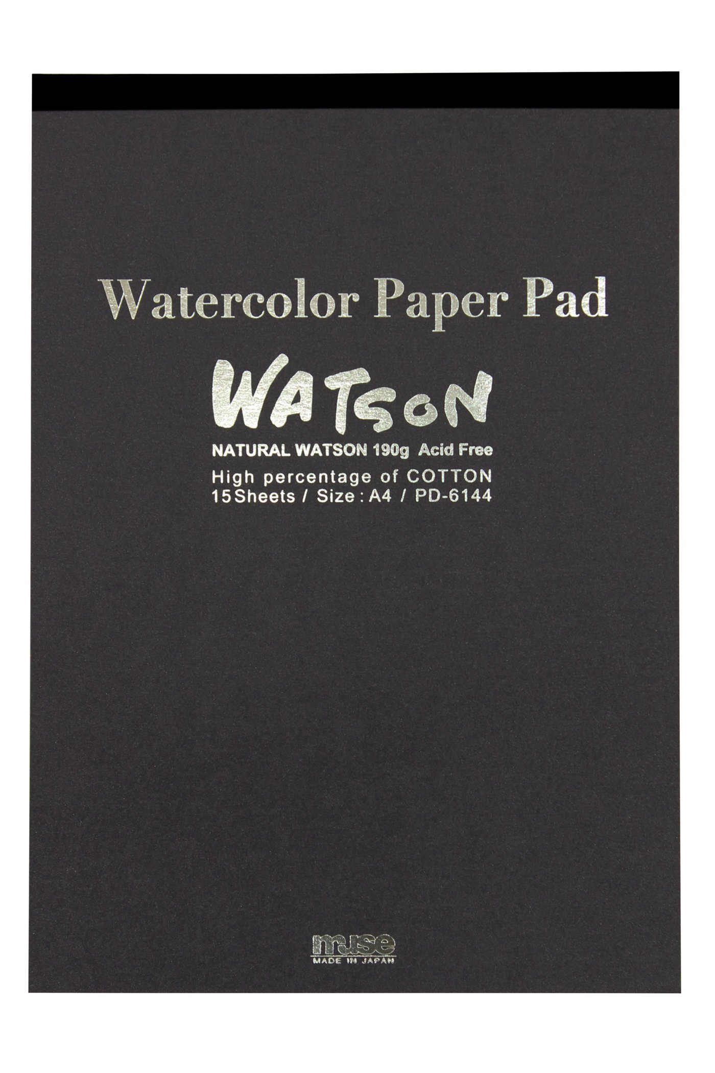 Muse Aquarellpapier Watson Block A4 190g Natur 15 Stück PD-6144 A4