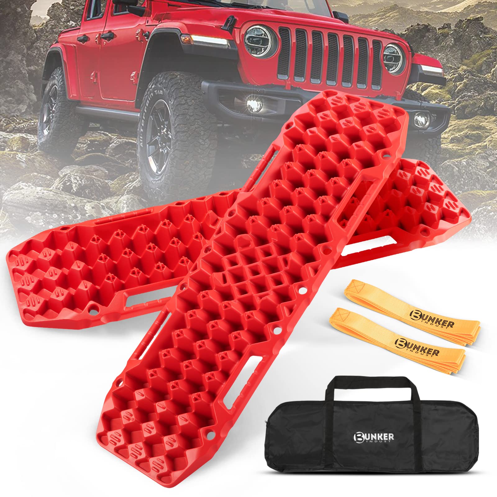 Buy BUNKER INDUST OffRoad Traction Boards with Jack Lift Base, 1 Pair