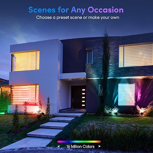 Miniatura 2 de Luces LED inteligentes de bajo voltaje de 6 W, regulables 24 V que cambian de color al aire libre, focos impermeables compatibles con Alexa y Google