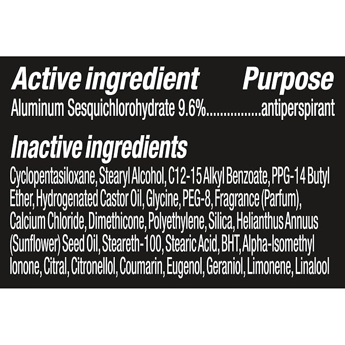 AXE Desodorante Antitranspirante Black Vanilla 72h 2.6 oz miniatura 6
