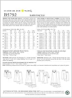 Vista 2 de Butterick Patterns B5792 Patrón de costura para señoritas, vestido y pantalones, talla Y (XSM-SML-MED)