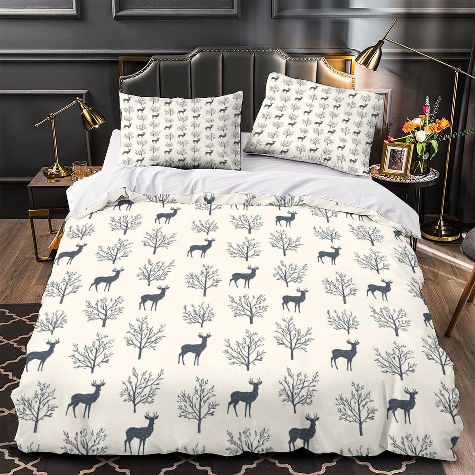 Housse de couette dragon 3D Super King 260x220cm en microfibres