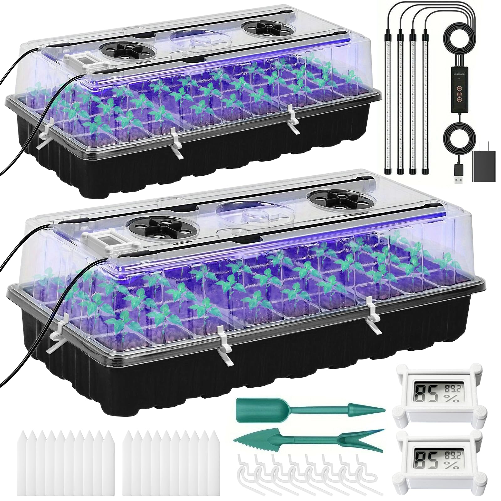 Yioviru 72-Cell Seed Starter Kit