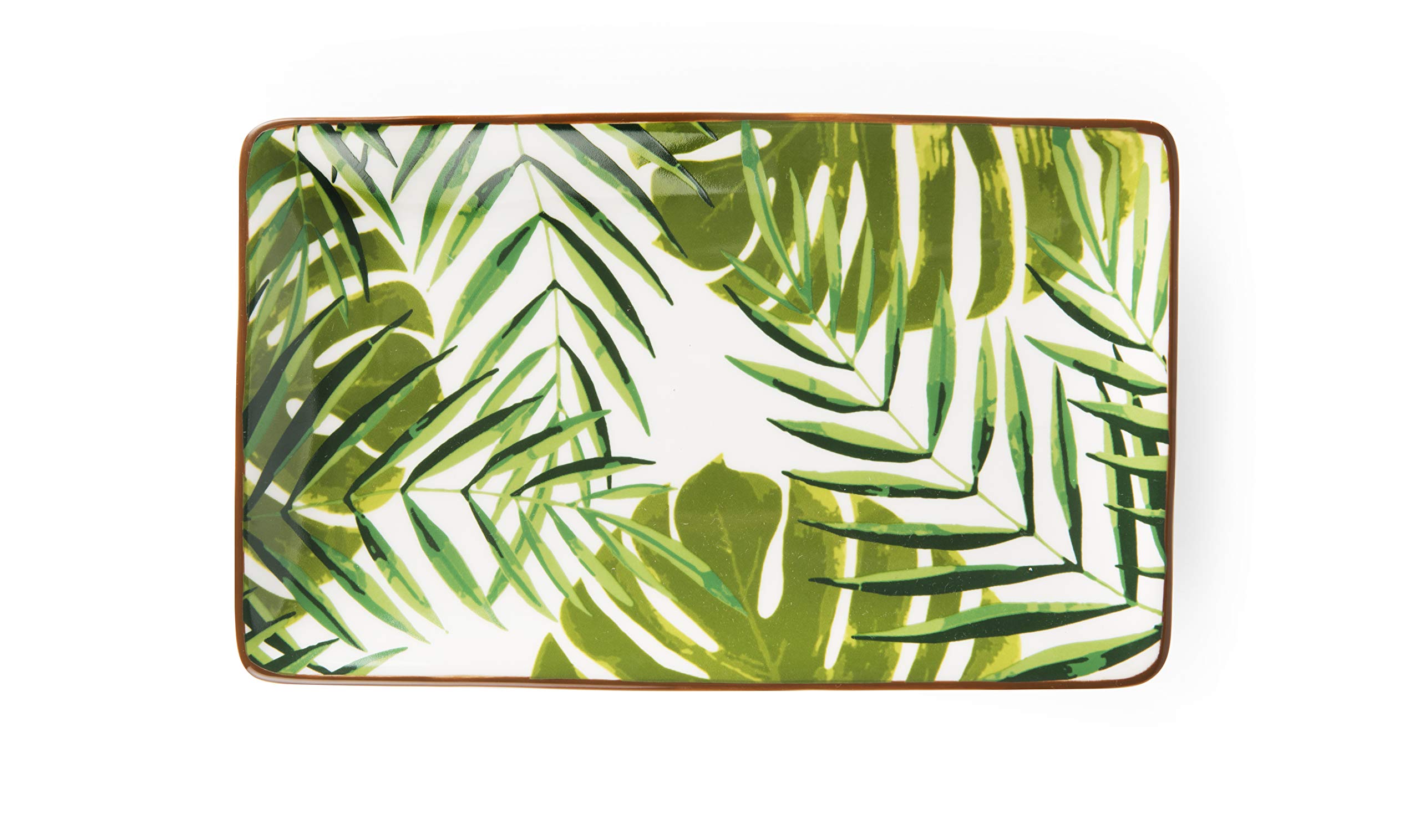 Excelsa 63859 Foliage Serving/Aperitif Plate, Ceramic
