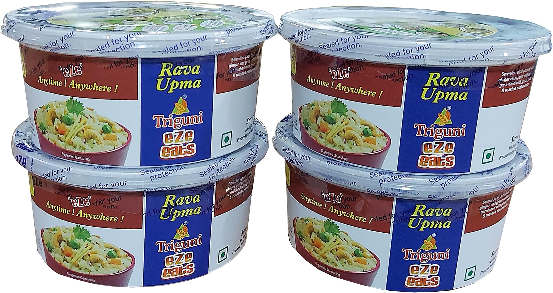 Triguni Eze Eats Rava Upma (Pack of 4)