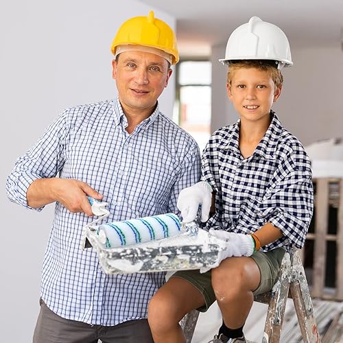 Miniatura 3 de Cubiertas de rodillo de pintura de 9 x 38 pulgadas, cubiertas de poliéster para rodillo de pintura para paredes, techos, suministros de pintura para