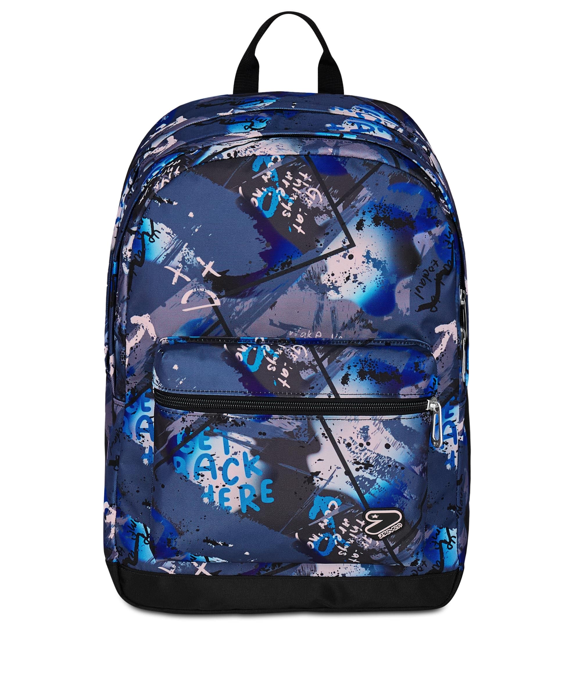 Seven Zaino Scuola Pro XXL con Cuffie Wireless, Grigio, Tasca Interna Porta PC, 32 L, Scuola Media e Superiore, Zaino Ragazzo